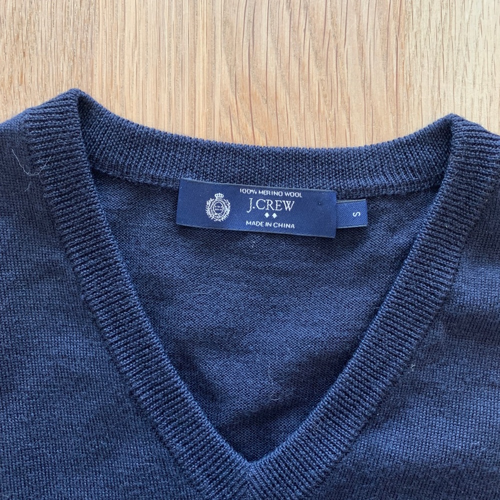 J. Crew Men’s Small Merino Wool sweater vest
